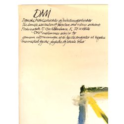 Original Vintage Plakat - DMI (Danske Mbelarkitekter Og Indretningsarkitekter)