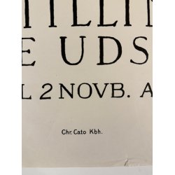 Original Vintage Plakat - Foreningen For Kunsthaandvrk, Niels Skovgaard