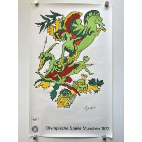 Original Plakat - OL i Munchen 1972