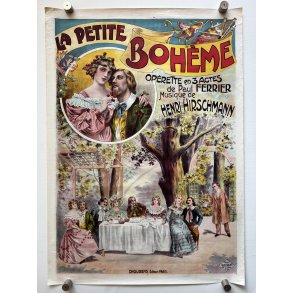 Original Plakat - La Petite Bohme