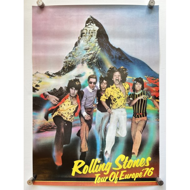 Original Plakat - Rolling Stones Tour Of Europe 76