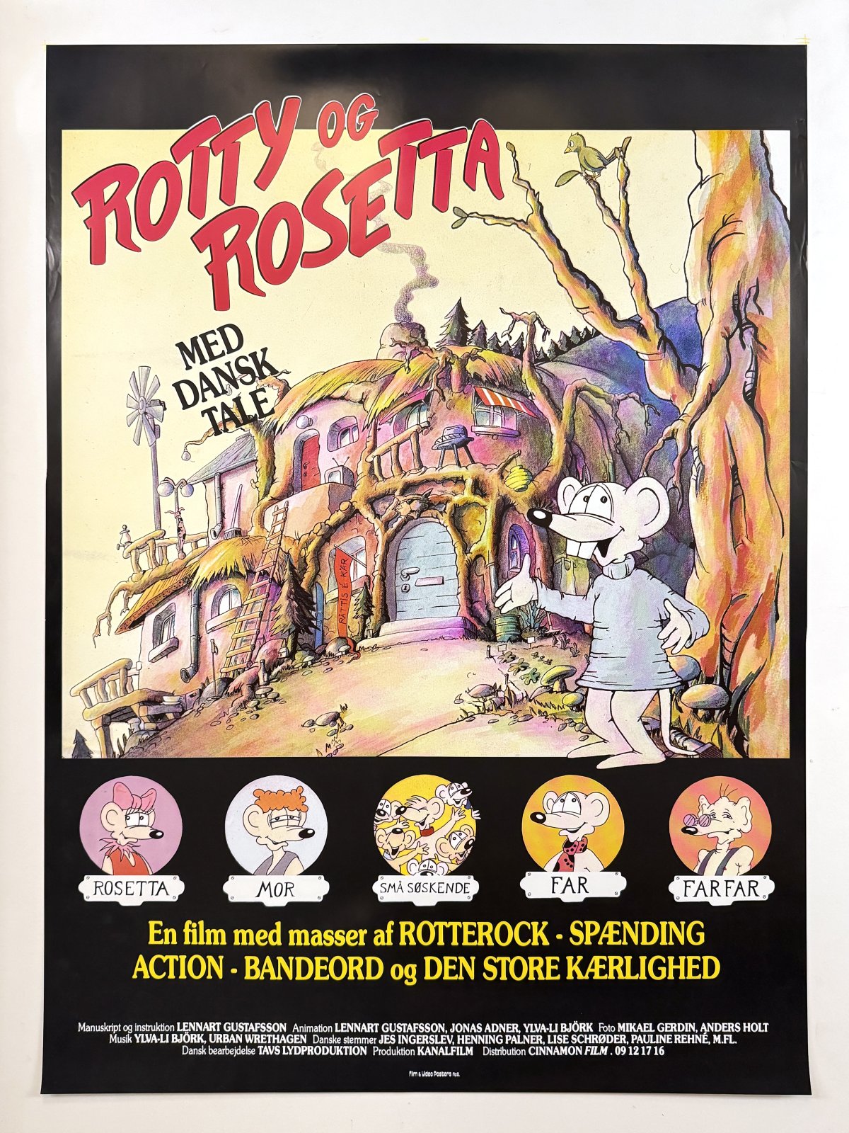 Rotty Og Rosetta - Tegne- & Familiefilm - Tintin & FilmPlakaten