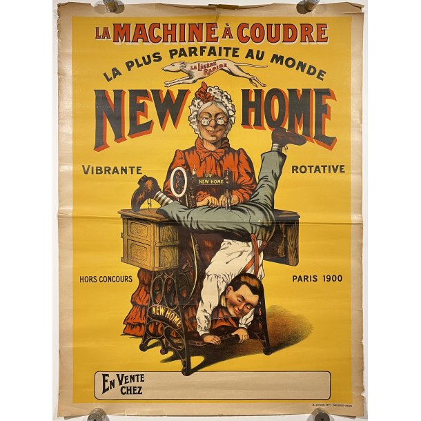 Original Plakat - New Home Symaskiner