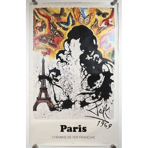 Original Plakat - Dali 1969, Paris