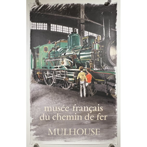 Original Plakat - Muse Francois Du Chemin De Fer - Mulhouse