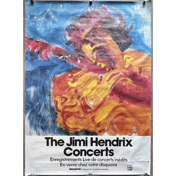 Original Plakat - The Jimi Hendrix Concerts