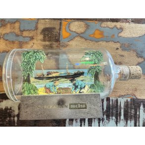 Vintage Tintin Flaskepost Sparebsse, Sparekassen SDS