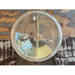 Vintage Tintin Flaskepost Sparebsse, Sparekassen SDS