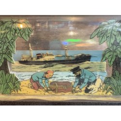 Vintage Tintin Flaskepost Sparebsse, Sparekassen Sydjylland