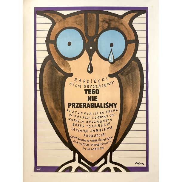 Original Polsk Filmplakat - Eto my ne prokhodili - We Didn't Learn This