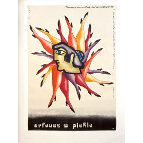 Original Polsk Filmplakat - Orfeusz W Piekle - Orpheus In The Underworld