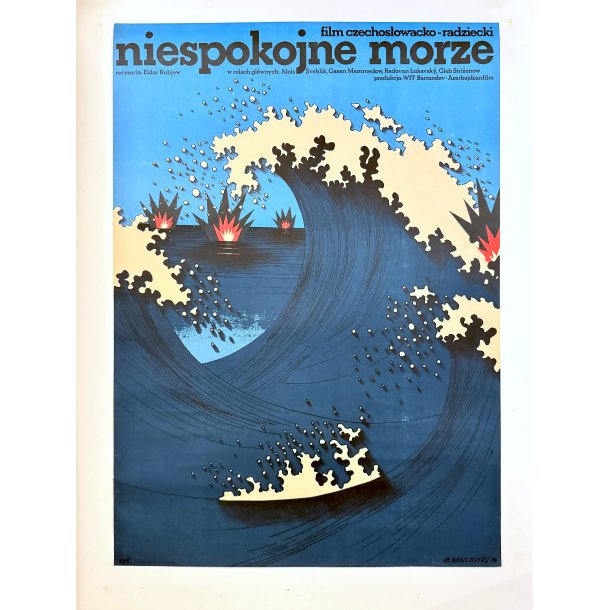 Original Polsk Filmplakat - Vetrne More - Oprrt Hav