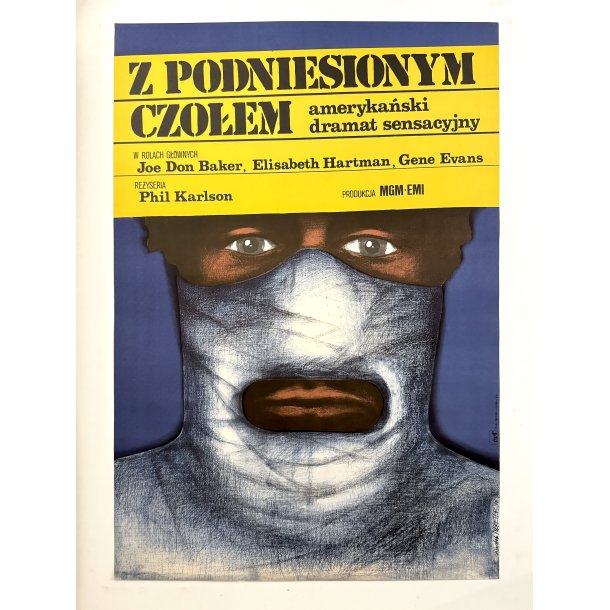 Original Polsk Filmplakat - Z Podniesionym Czo&#322;em - Walking Tall