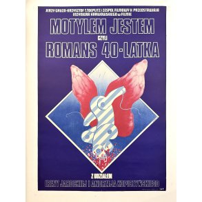 Original Polsk Filmplakat - Motylem jestem, czyli romans czterdziestolatka - I'm a Butterfly