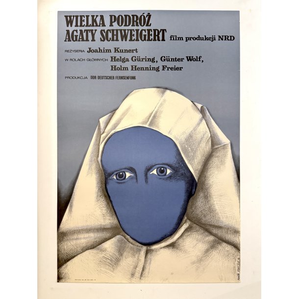 Original Polsk Filmplakat - Wielka Podr&#380; Agaty Schweigert