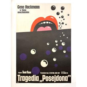 Original Polsk Filmplakat - Tragedia Posejdon - SOS Poseidon Kalder
