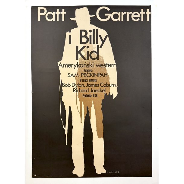 Original Polsk Filmplakat - Patt Garrett &amp; Billy The Kidd