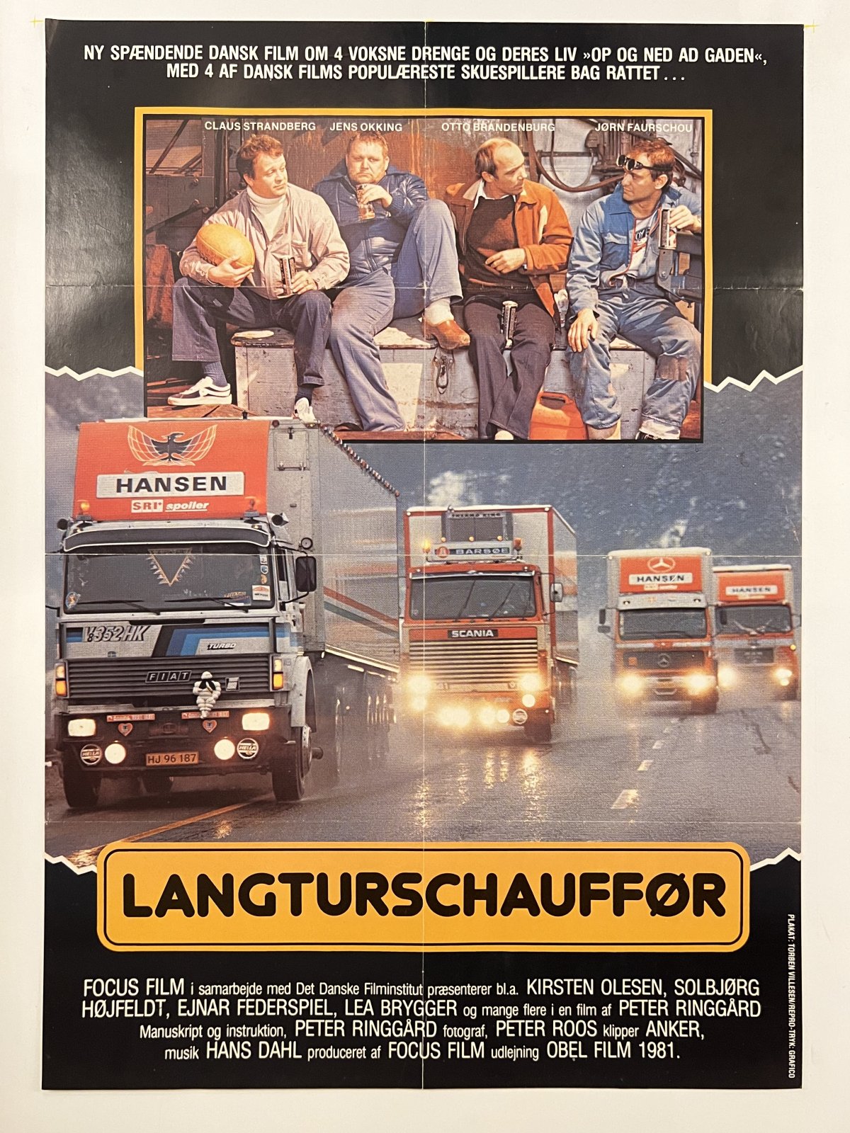 Langturschauffør - Danske Film Efter 1970 - FilmPlakaten.Com