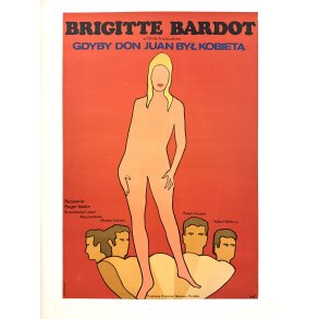 Original Polsk Filmplakat - Gdyby Don Juan Był Kobieta - Don Juan, Eller Hvis Don Juan Var En Kvinde