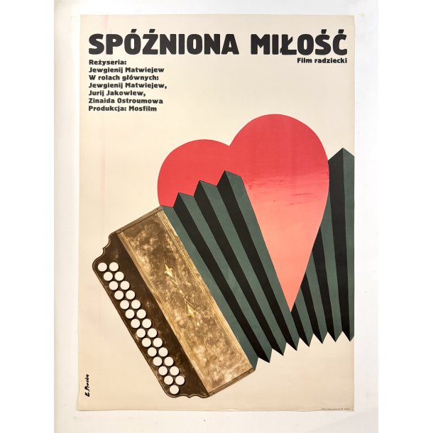 Original Polsk Filmplakat - Spozniona Milosc