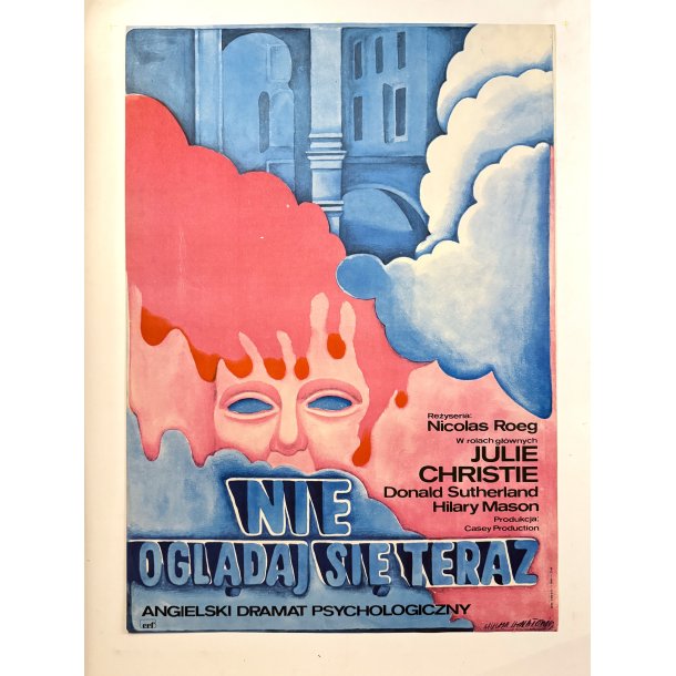 Original Polsk Filmplakat - Nie Ogladaj Sie Teraz - Don't Look Now - Rdt Chok