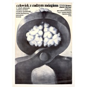 Original Polsk Filmplakat - The Man With The Transplanted Brain