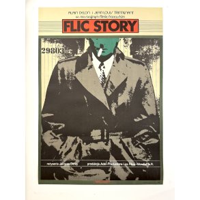 Original Polsk Filmplakat - Flic Story - Strisseren Og Drberen