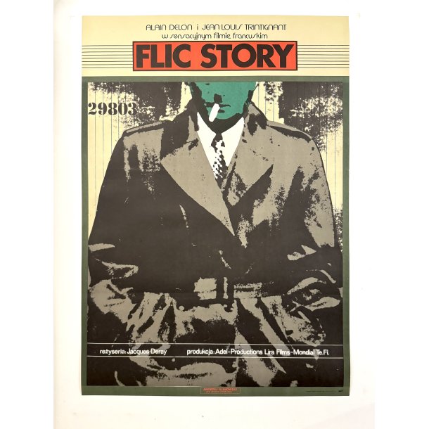 Original Polsk Filmplakat - Flic Story - Strisseren Og Dræberen