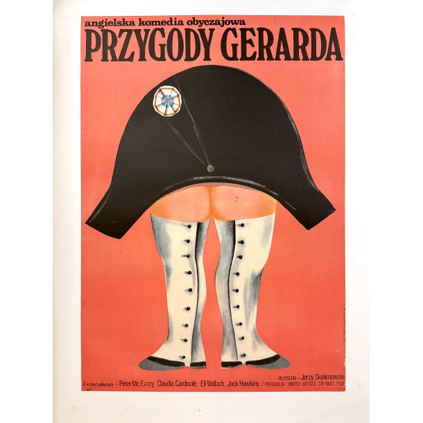 Original Polsk Filmplakat - Przygody Gerarda - Napoleons Budbringer