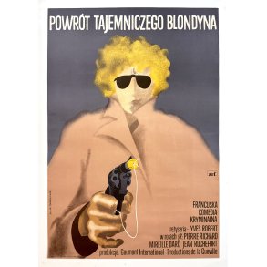 Origina Polsk Filmplakat - The Return Of The Tall Blond Man