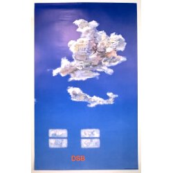 Original Vintage Plakat - DSB rsplakat 1987 #3, Poul Anker Bech