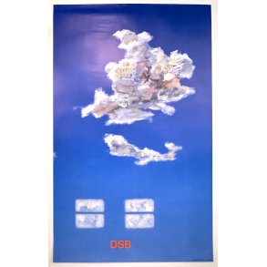 Original Vintage Plakat - DSB rsplakat 1987 #3, Poul Anker Bech