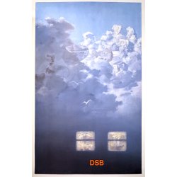 Original Vintage Plakat - DSB rsplakat 1987 #4, Poul Anker Bech