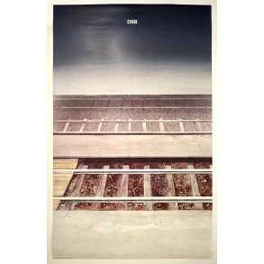 Original Vintage Plakat - DSB, Bent Holstein rsplakat #1