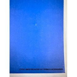 Original Vintage Plakat - DSB rsplakat 1987 #3, Poul Anker Bech