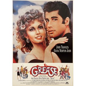 Retro Vintage Filmplakat - Grease