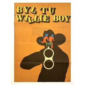 Original Polsk Filmplakat - Byl Tu Willie Boy - Jagten P Willie Boy