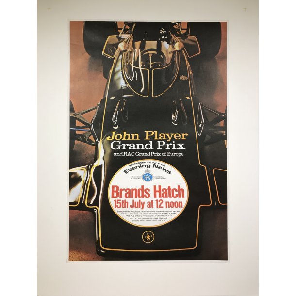 Original Plakat - Grand Prix Brands Hatch 