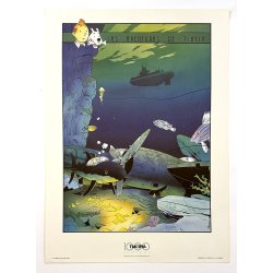 Original Vintage Plakat - Las Aventuras de TintinTintins eventyr