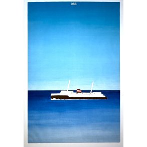 Original Vintage Plakat - DSB, Helge Refn 1979