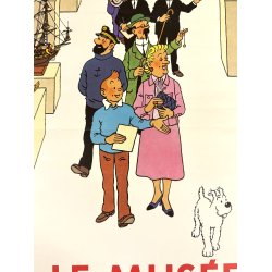 Original Vintage Plakat - Le Muse Imaginaire De Tintin 1984
