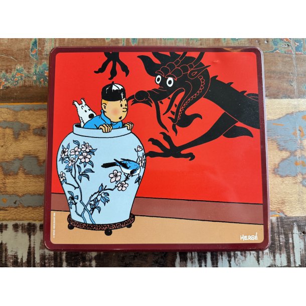 Tintin Metaldåse - Tintin Og Terry i Vasen, Fra 2006