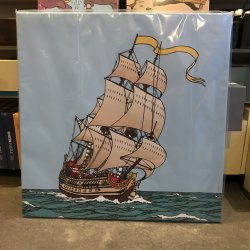 Tintin &amp; Enhjrningen - Lrredstryk