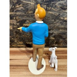 1 STK UDSTILLINGSMODEL - Tintin Og Terry - Resin Figur