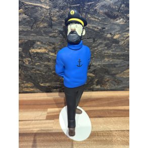 1 STK UDSTILLINGSMODEL - Kaptajn Haddock - Resin Figur