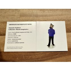 1 STK UDSTILLINGSMODEL - Kaptajn Haddock - Resin Figur