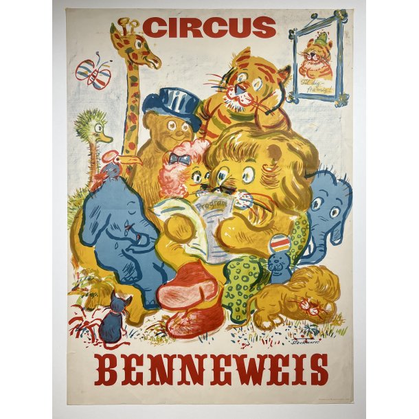 Original Plakat - Circus Benneweis