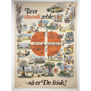 Original Plakat - Ta' Et Dansk ble - S Er De Frisk! 