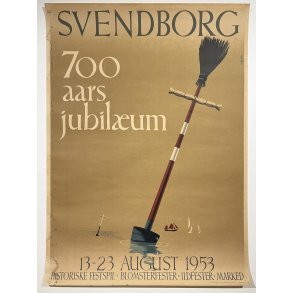 Original Plakat - Svendborg 700 Aars Jubilum