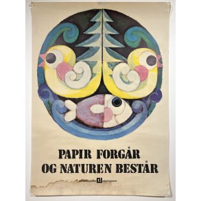 Original Plakat - Papir Forgr Og Naturen Bestr